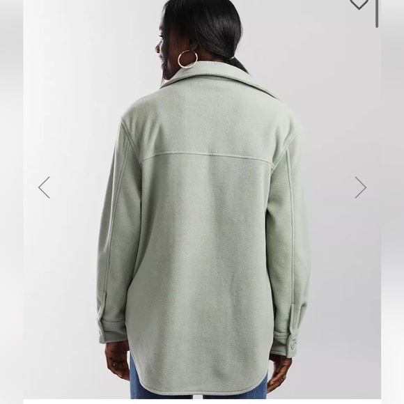 Shinestar Fleece Shacket - Picture 3 of 5